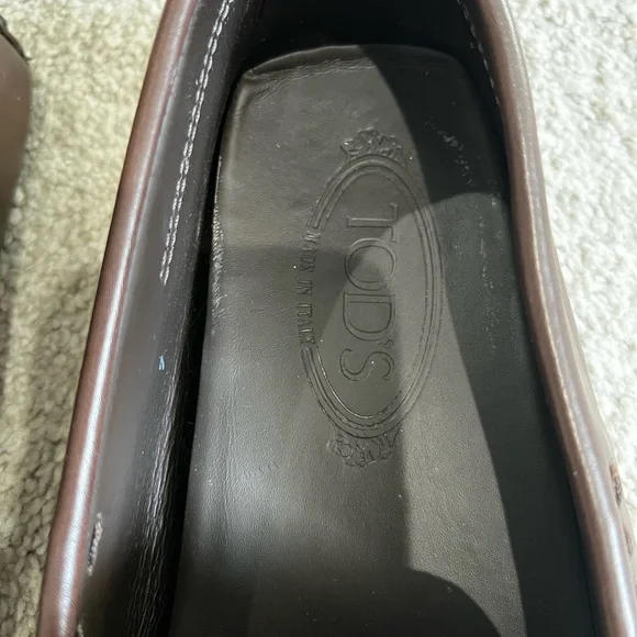 Brown Leather Men's Loafers - Picture 4 of 5